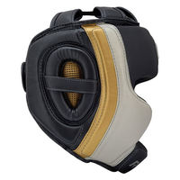 Protège-tête de boxe pour enfants en PU de qualité supérieure - Casque de combat réglable résistant aux chocs pour MMA, vente en gros, logo personnalisé