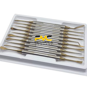 Kit de 10 outils médicaux pour implant périostal, séparateur et diviseur périostal pour réflexion et rétraction - Product Image 3