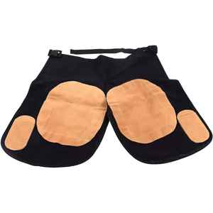 Leather Farrier <b>Apron</b> High Quality Genuine Leather <b>Half</b> Chaps Farrier <b>Apron</b> Heavy Duty Canvas - Product Image 1