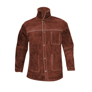 Best Performance Cowhide Split Leather Heavy Duty Welding <b>Jacket</b> Construction Industrial Abrasion Heat Resistant Welders <b>Jacket</b> - Product Image 3