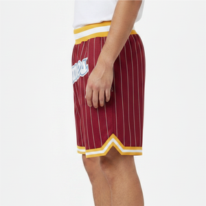 Shorts de basketball confortables pour hommes adultes, 100 % polyester, séchage rapide, respirants, haute qualité, couleurs et logo personnalisables pour la vente en ligne - Product Image 2