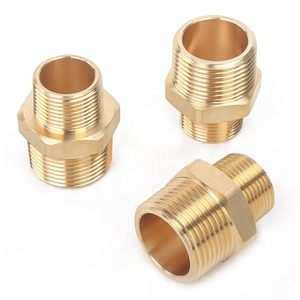 Raccord hexagonal réducteur en laiton personnalisé de haute qualité (AOL-011) SAE # Fabricants et détaillants de composants de raccords de plomberie 130137 - Product Image 2