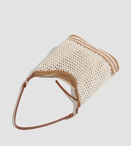 Woven Straw Fashion National Single Beach Bag Women 2026 Handmade Paper <b>Rope</b> Summer Shoulder Bag Vacation RFID - Product Image 2