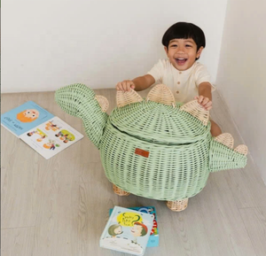 Nouveau produit panier de rangement en rotin dinosaure en gros paniers et boîtes en rotin pour enfants faits à la main au Viet Nam - Product Image 2