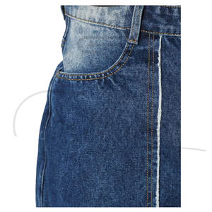 กางเกงยีนส์ทรงสตรีทแวร์ราคาถูก กางเกงยีนส์ทรงแบ็กกี้ขาตรงยาวสำหรับผู้ชาย กางเกงยีนส์ทรงแบ็กกี้ขากว้างแบบฟอกสีสำหรับผู้ชาย - Product Image 4