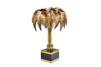 Lampe de table moderne en métal en forme de palmier - Éclairage intérieur durable de 70 cm pour salon, décoration de la maison pour Diwali, Nouvel An chinois, Noël