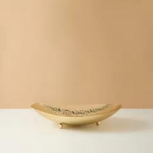 Bol à dattes en métal en forme de lune, finition argentée, bol décoratif haut de gamme pour en-cas, noix et dattes, utilisation pour la table de fête du Ramadan Iftar - Product Image 5