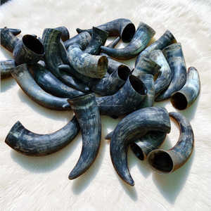 Premium Natural Viking Drinking Horn Unpolished Handmade Authentic Horn Mug At Best Price - Product Image 3