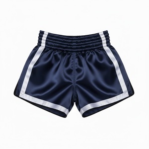 Shorts en satin haute performance et colorés pour les séances de Muay Thai en salle, avec ceinture élastique, shorts de Muay Thai sublimés - Product Image 5