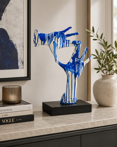 Escultura Moderna Abstracta de Mano con Cámara, de Poliresina, Artística, para Decoración de Mesa del Hogar - Product Image 6