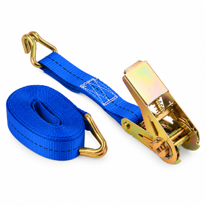 Sangle de cargaison à cliquet en polyester 25 mm 250 kg, robuste, pour le maintien de charge de camion et le transport de marchandises, service d'usine OEM - Product Image 6