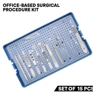 Ensemble de 15 instruments chirurgicaux ophtalmiques pour usage en cabinet – Kit de procédure réutilisable en acier inoxydable |   Conforme CE - Product Image 3