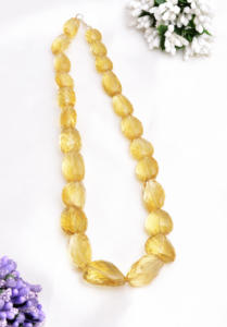 Cuentas facetadas de citrino natural | Cuentas facetadas de citrino natural de 16 pulgadas para la elaboración de joyería fina con piedras preciosas - Product Image 3