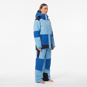 Traje de esquí de invierno para mujer, impermeable, resistente al viento, cálido y grueso, con cremallera única, ropa de esquí para exteriores - Product Image 6