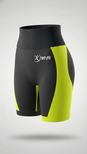 กางเกงขาสั้นออกกำลังกายเอวสูงสำหรับยกน้ำหนัก ฟิตเนส บิกเกอร์ ยิม โยคะ ทรงสปอร์ต ไร้ตะเข็บ กระชับสัดส่วน แฟชั่นสตรีทแวร์ เป็นมิตรกับสิ่งแวดล้อม - Product Image 4