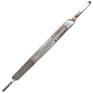 Instrumento Quirúrgico Ortopédico, Mango de Bisturí de Acero Inoxidable, Herramienta Quirúrgica Manual para Uso Hospitalario, Certificado CE Clase I - Product Image 1