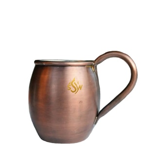 Metal High Quality Custom Coffee <b>Mugs</b> Copper Cup High Quality 100% Hammered Pure Copper Cup Moscow Mule <b>Mug</b> At Lowes Price - Product Image 1