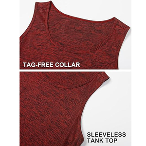 เสื้อกล้ามผู้ชายสีพื้น คอโอ ผ้าถัก ยืดได้ 4 ทิศทาง สวมใส่สบายๆ ออกกำลังกาย เสริมสร้างกล้ามเนื้อ สตรีทแวร์ แฟชั่น - Product Image 4
