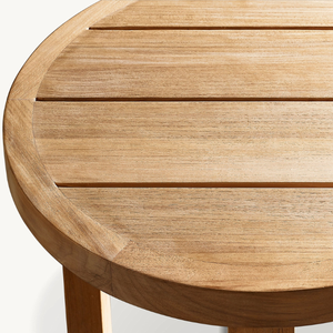 Modern <b>Round</b> Coffee <b>Table</b> for Home Terrace Balcony Hotel or Villa Use Durable Teak Wood with Smooth Finish - Product Image 4