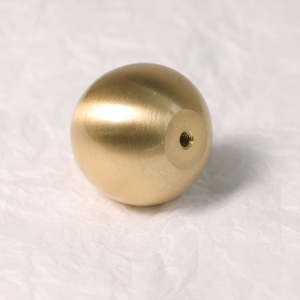 Pomo de Gabinete Moderno en Forma de Domo de Latón Sólido con Acabado Dorado Cepillado, Pomo para Cajón de Cocina, Armario y Muebles - Product Image 5