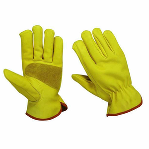 Reinforced Goat Grain Leather <b>Driver</b> <b>Gloves</b> New Design Custom Logo Heavy Duty Heat Resistant Work Protection Garden <b>Gloves</b> - Product Image 5