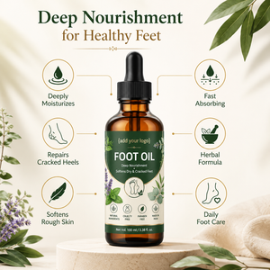 Aceite Herbal para Pies de Marca Privada OEM ODM, Aceite para el Cuidado de los Pies con Logotipo Personalizado, Fabricante Mayorista, Proveedor a Granel, Nutrición Profunda para Mujeres - Product Image 2