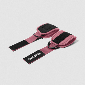 Sangles de cheville double anneaux en R pour la musculation sur machine à câble, entraînement des jambes et des fessiers, rembourrage en néoprène souple, sangle de cheville personnalisable avec logo - Product Image 1