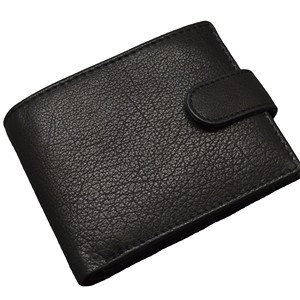 Cartera Delgada de Cuero Genuino Negro para Hombre, Minimalista, Corta, para Uso Diario - Product Image 6