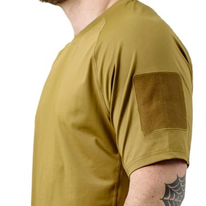 Camisa de Caza para Hombre, Color Verde Oliva, Manga Larga, Transpirable, con Estampado, Cuello Redondo, Logotipo Personalizado en la Manga Izquierda - Product Image 5
