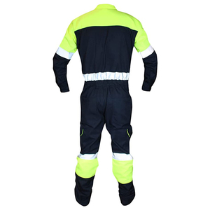 Fabrication en usine, combinaison de travail personnalisée avec logo, ensemble uniforme pour hommes, respirant et à séchage rapide, boutons sur le devant, certifié CE - Product Image 3