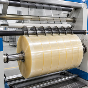 Cinta Adhesiva Acrílica BOPP Jumbo de Gran Ancho, Sensible a la Presión, Suministro de Fábrica, Venta al por Mayor - Product Image 1