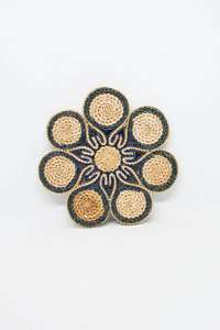 Alfombra de Yute Floral Tejida a Mano con Diseño Jacquard, Antideslizante y Lavable para Uso Doméstico - Product Image 4