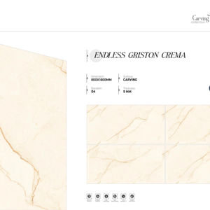 กระเบื้องพอร์ซเลนแกะสลักลายพรีเมียมร่วมสมัย ขนาดใหญ่ 800x1600 1200x1800 750x1500 มม. สำหรับปูพื้น ผนัง และภายนอกอาคาร - Product Image 1