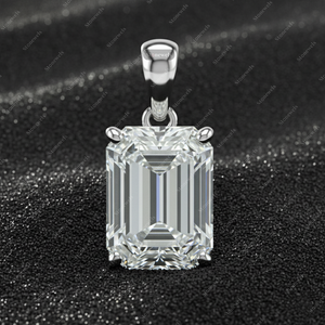 Diamant de laboratoire en vrac taille émeraude DEF VVS VS1 de 1 à 4 carats, certifié HPHT CVD, pour bijoux - Product Image 3