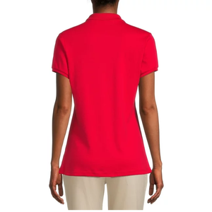 เสื้อโปโลสีพื้นสำหรับผู้หญิงในฤดูร้อน ผ้าฝ้ายพรีเมียม ลำลอง ใส่เล่นกอล์ฟ และทรงเข้ารูป เหมาะสำหรับสวมใส่ในชีวิตประจำวัน - Product Image 6