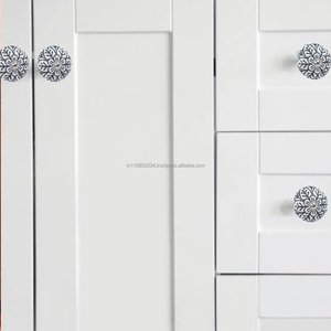 Customized Round Ceramic Porcelain Cabinet <b>Knobs</b> Colorful Dresser Pull <b>Handle</b> for Kitchen <b>Furniture</b> - Product Image 3