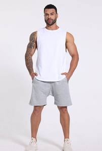 Camisetas de Verano sin Mangas para Hombre, Casuales, Lisas, Tejidas, 100% Algodón, Duraderas, Transpirables, de Secado Rápido, para Entrenamiento de Baloncesto - Product Image 6
