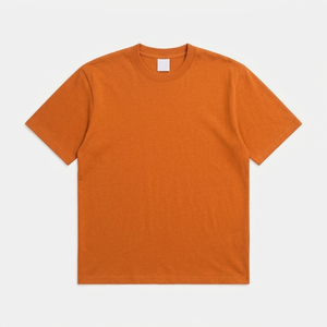 T-shirt ample et court en coton épais de haute qualité, personnalisé avec impression DTG, pour hommes, vente en gros - Product Image 4