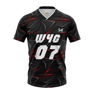 Camisetas de Fútbol Personalizadas para Hombre, Impresas a Medida, 100% Poliéster, Transpirables, Ligeras, Antibacterianas y de Secado Rápido - Product Image 5