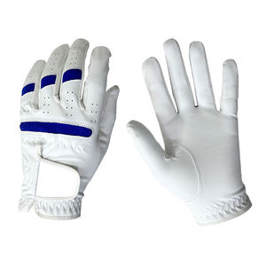 Gants de golf en cuir véritable blanc, respirants, unisexes, à enfiler, pour le sport, imperméables, à séchage rapide - Product Image 6