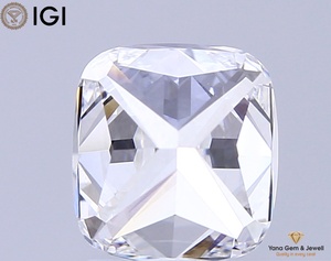 Diamant de laboratoire CVD de 2,00 carats, taille coussin, couleur D, clarté VVS1, certifié IGI, pour pendentif solitaire haut de gamme - Product Image 5