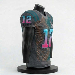 Jersey de Fútbol Americano de Diseño, Cosido con la Mejor Calidad, de Secado Rápido, Manga Corta, Talla Grande, Nuevo, Ligero y Cómodo - Product Image 5