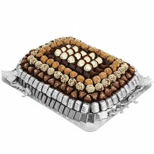 Plateau Cadeau en Chocolat en Gros, Élégant Plateau Doré Fait Main, Idéal pour Cadeaux de Luxe et Événements Spéciaux, Prix Raisonnable - Product Image 2