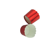 Gobelets en papier pour muffins de forme ronde, couleur unie, pour la pâtisserie, vente en gros directe d'usine chinoise