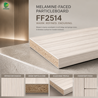 Panneau de particules mélaminé Jinbase FF2514 Crème Érable 12mm MFC E0 4x8ft Finition de première qualité Certifié CARB P2 Garantie 2 ans