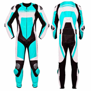 Combinaison de moto de course en cuir personnalisée de haute qualité, style nouveau, réglable, respirante, séchage rapide, unisexe, couture personnalisée - Product Image 1