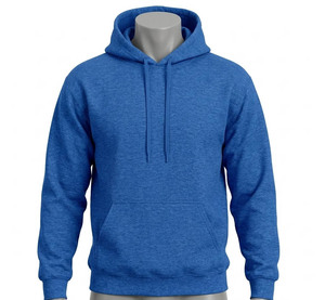 Sweat-shirt à capuche pour homme, couleur unie, coupe classique, en molleton de coton, décontracté, avec poche, pour l'automne - Product Image 4