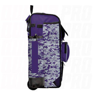 Custom Baseball Bat Bag Backpack with <b>Shoe</b> Pocket Helmet Storage Glove Compartment Fence <b>Hook</b> Water Bottle Holder Durable - Product Image 2