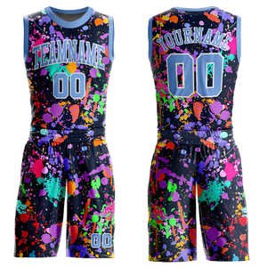 Conjunto de Uniforme de Baloncesto Personalizado de Alta Calidad, Uniforme de Baloncesto de Malla Transpirable, Proveedor Mayorista - Product Image 1