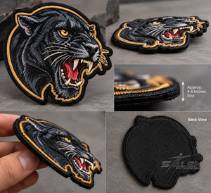 Premium Embroidery Patches OEM Manufacturer Personalized Logo Badges <b>Iron</b> <b>On</b> Sew <b>On</b> <b>Labels</b> for Apparel <b>Clothing</b> Brands - Product Image 2